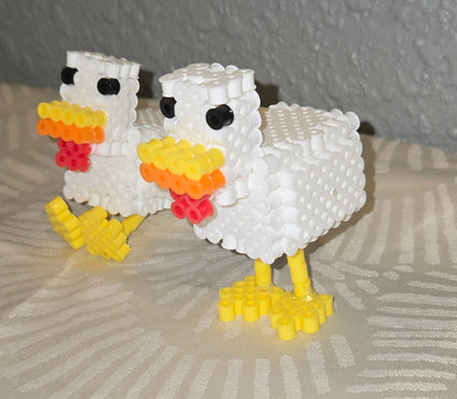 Spring Chicken - 3D Pixel Art Animal